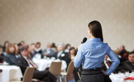 Woman speaker