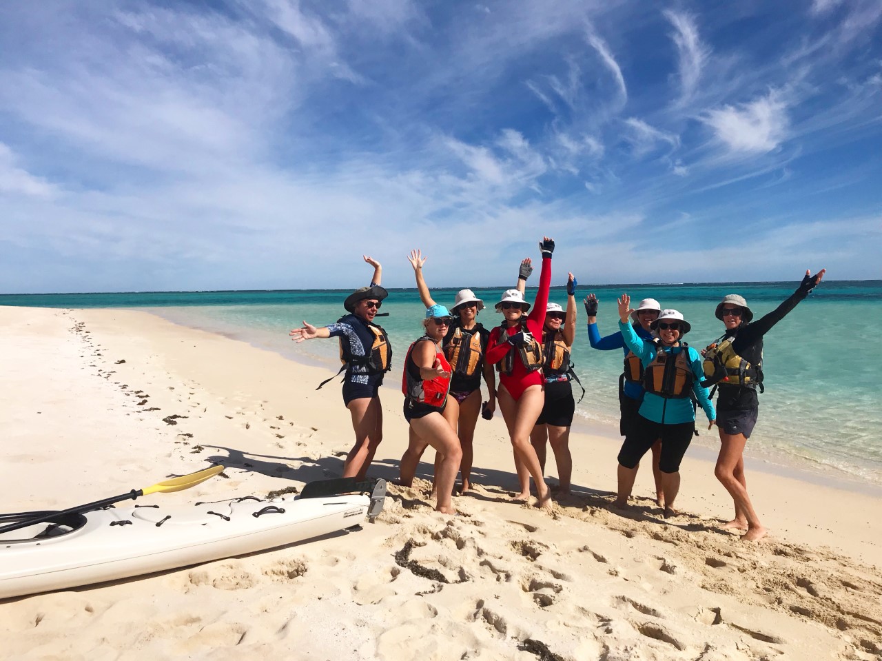 Beach stop at Ningaloo Reef