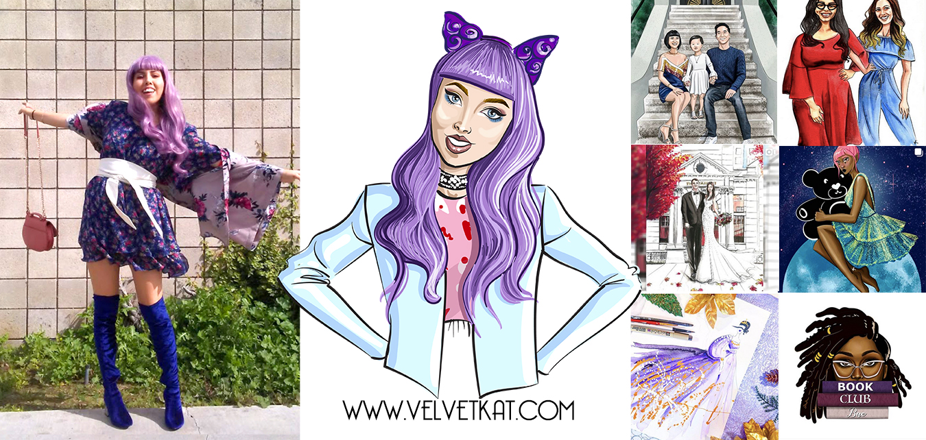 Fashion Illustration Workshop Los Angeles by Velvet Kat