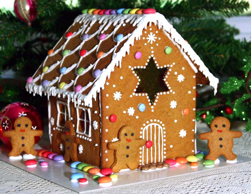 Gingerbread House decorated