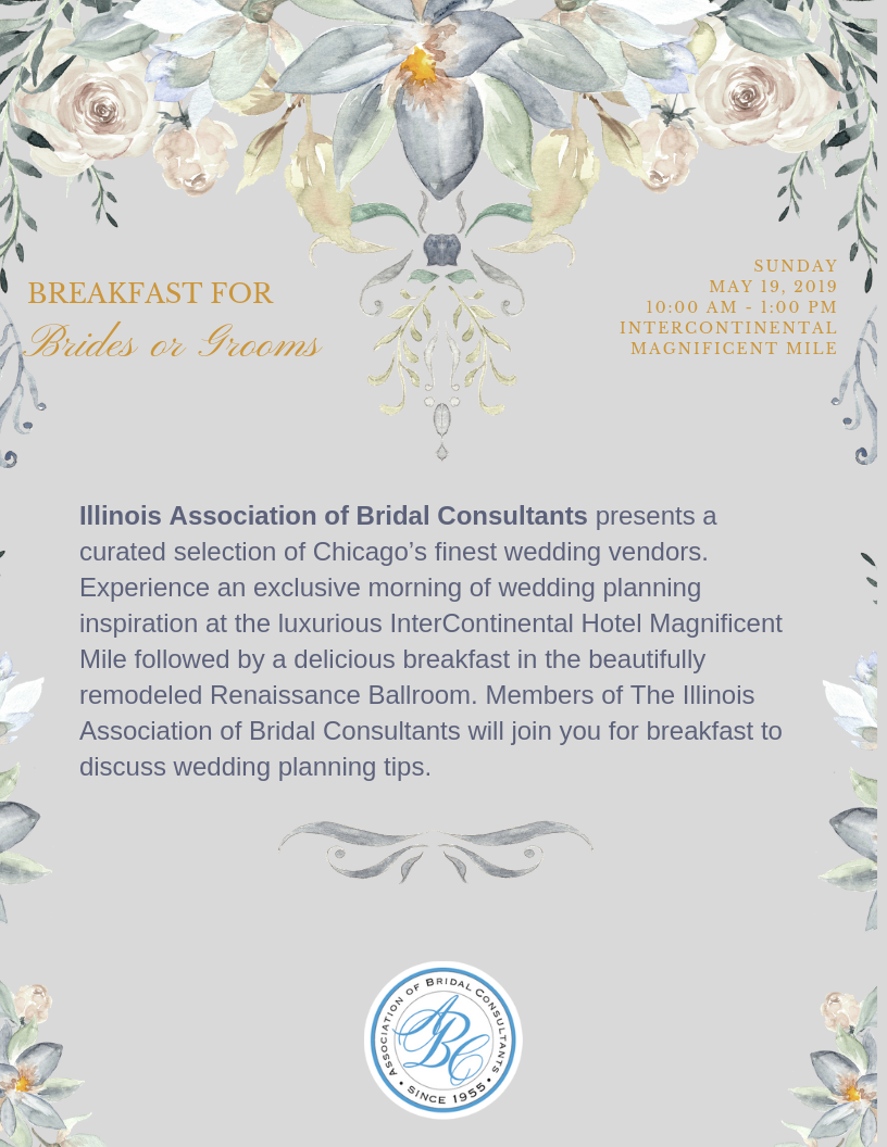 Breakfast For Brides Or Grooms And Luxury Wedding Vendor Showcase