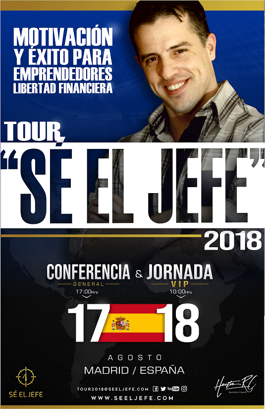 Tour Sé el Jefe 2018 - Madrid