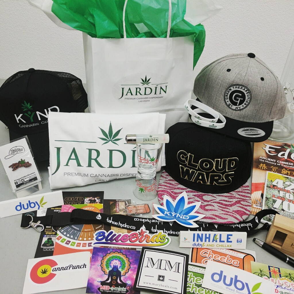 Cannabus Swag Bag of Free Gifts