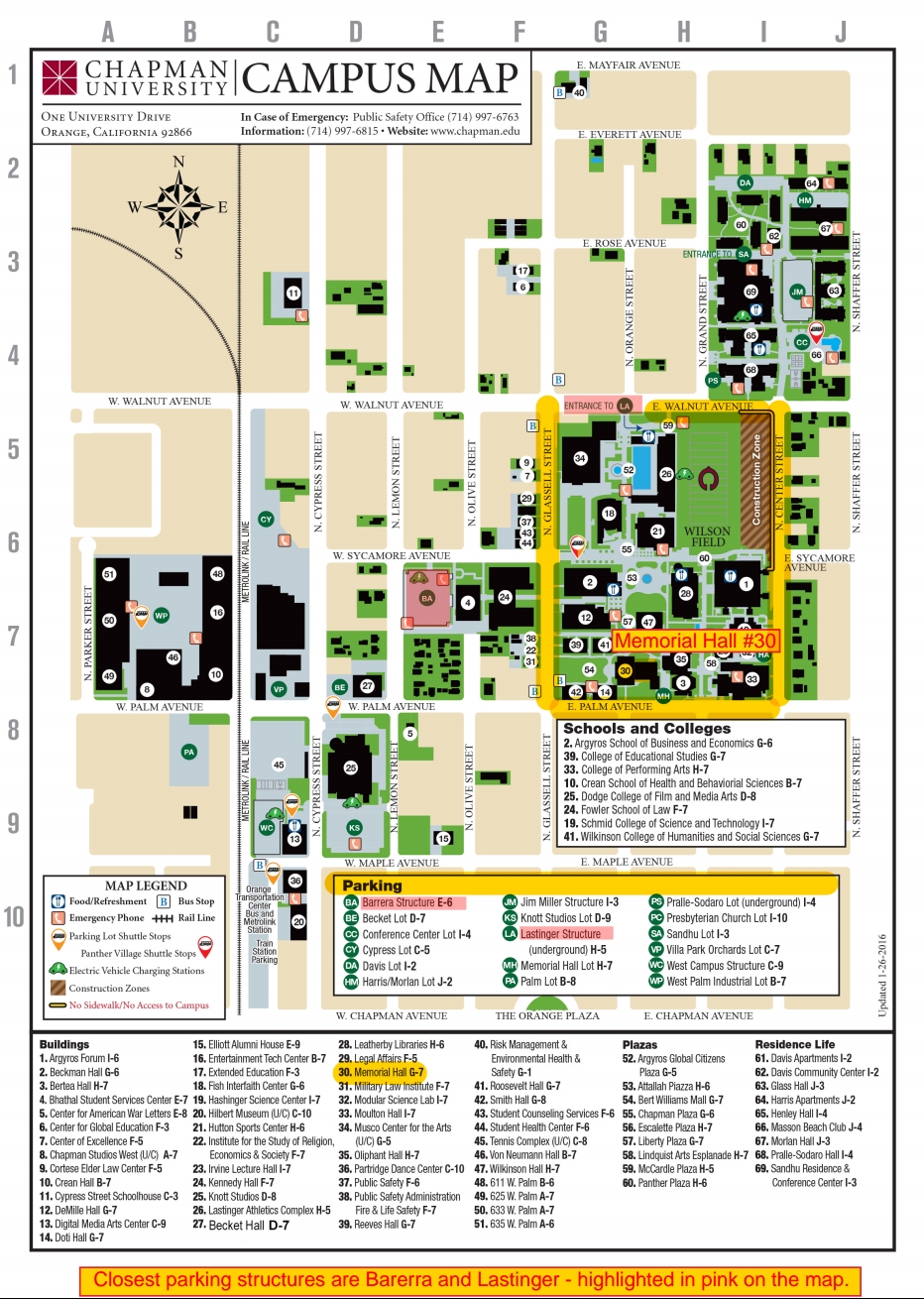 Chapman University Campus Map Death Is Inevitable: Dying Well Is Optional - 6 Oct 2018