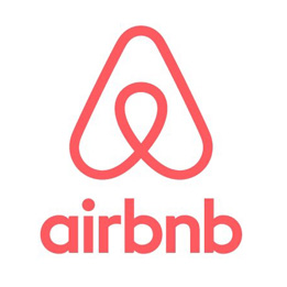 Airbnb vertical lock up logo for web