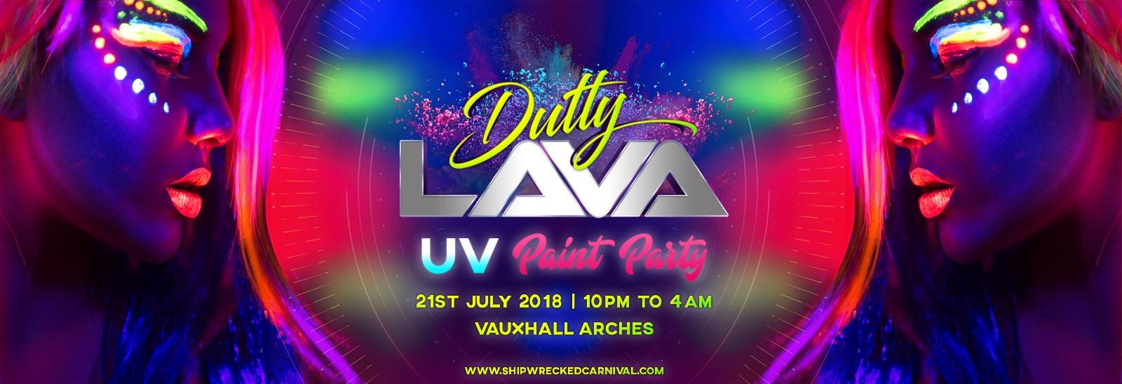 lava UV Paint Party