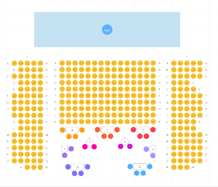 CM PerformingArts Center Seating