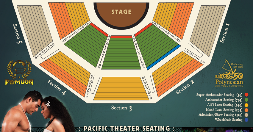 Polynesian Cultural Center Seating Chart