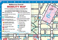 Mobility map Melbourne CBD