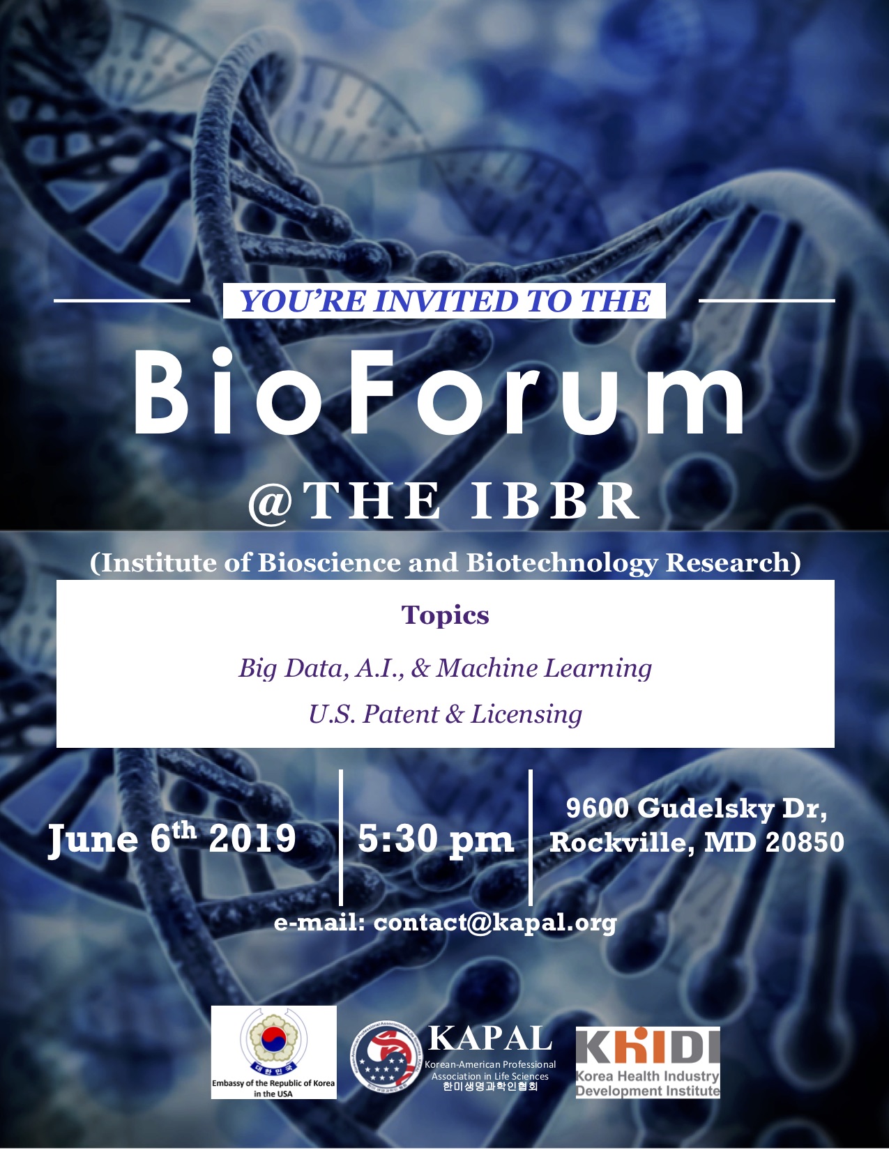 6th BioForum Flyer