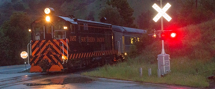 FM 1487 on a night run. Michael Price Photo