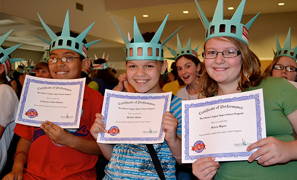 Students get Super Citizen Certificates