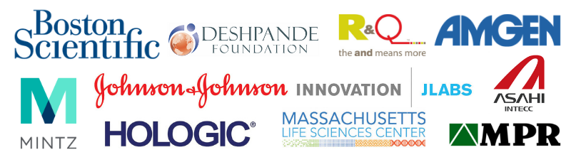 2019 200k sponsors - boston scientific, deshpande foundation, mintz, johnson & johnson, r&q, Amgen, Asahi Intecc, MPR Product Development, MLSC, and Hologic.