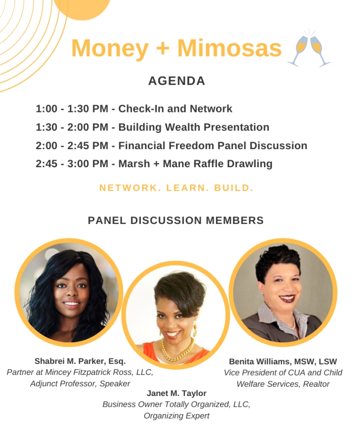 Money + Mimosas Flyer