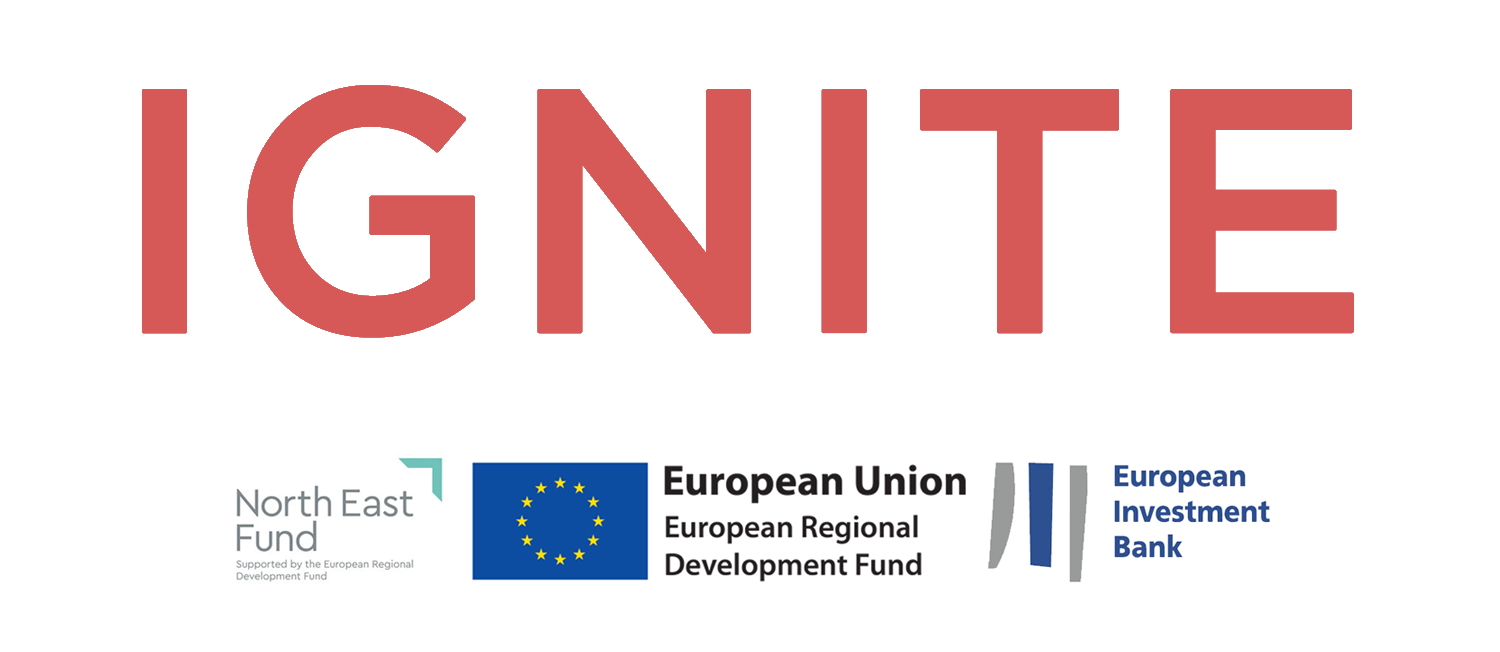 Ignite and investment logos