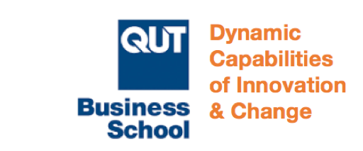 QUT Business School Dynamic Capabilities of Innovation and Change Research Group Logo