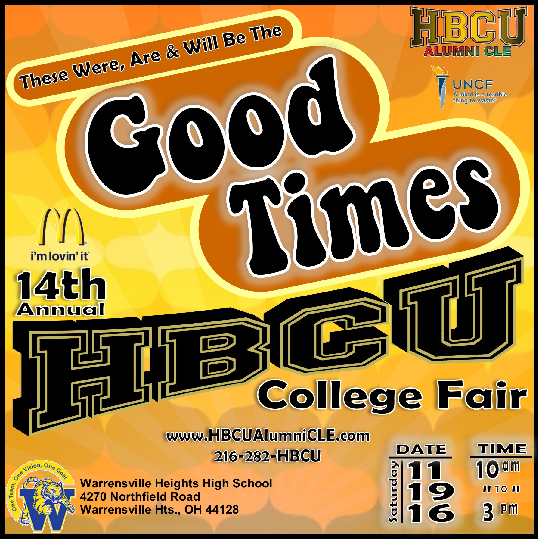 14th Annual Hbcu College Fair Presented By Mcdonalds Registration Sat