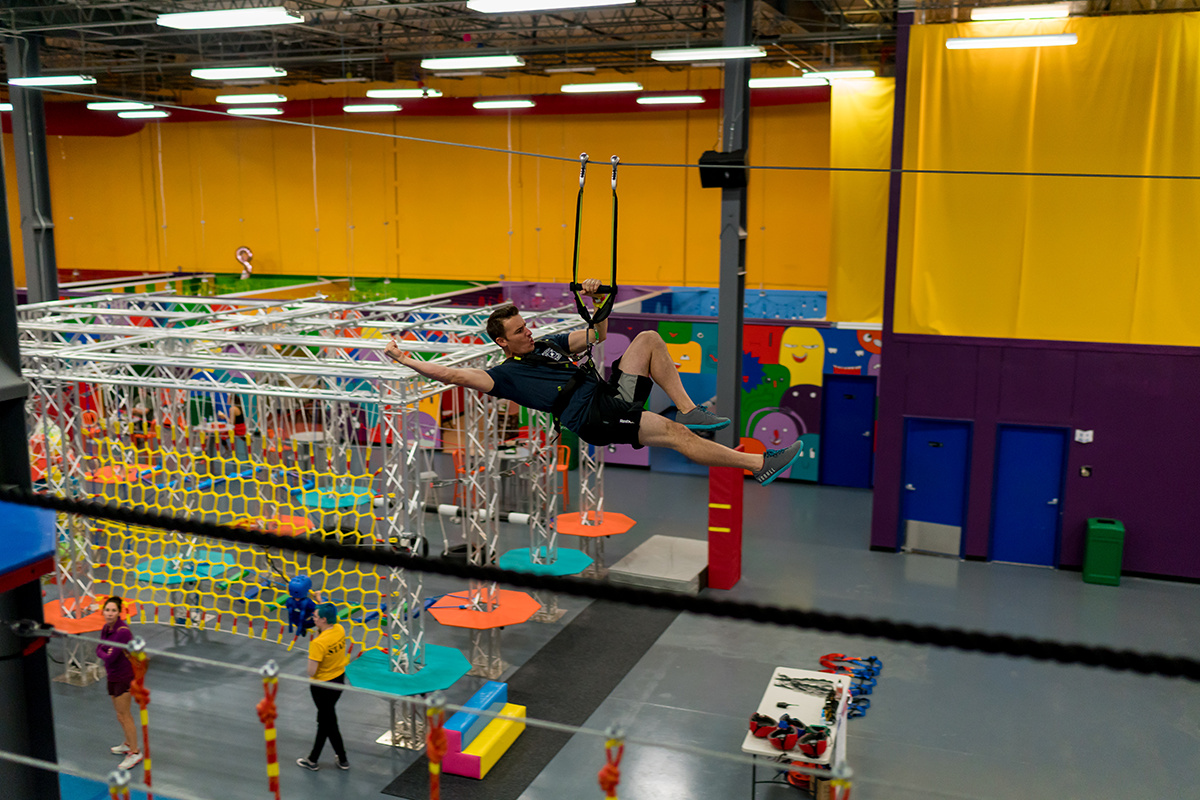 220 feet long Zip-line