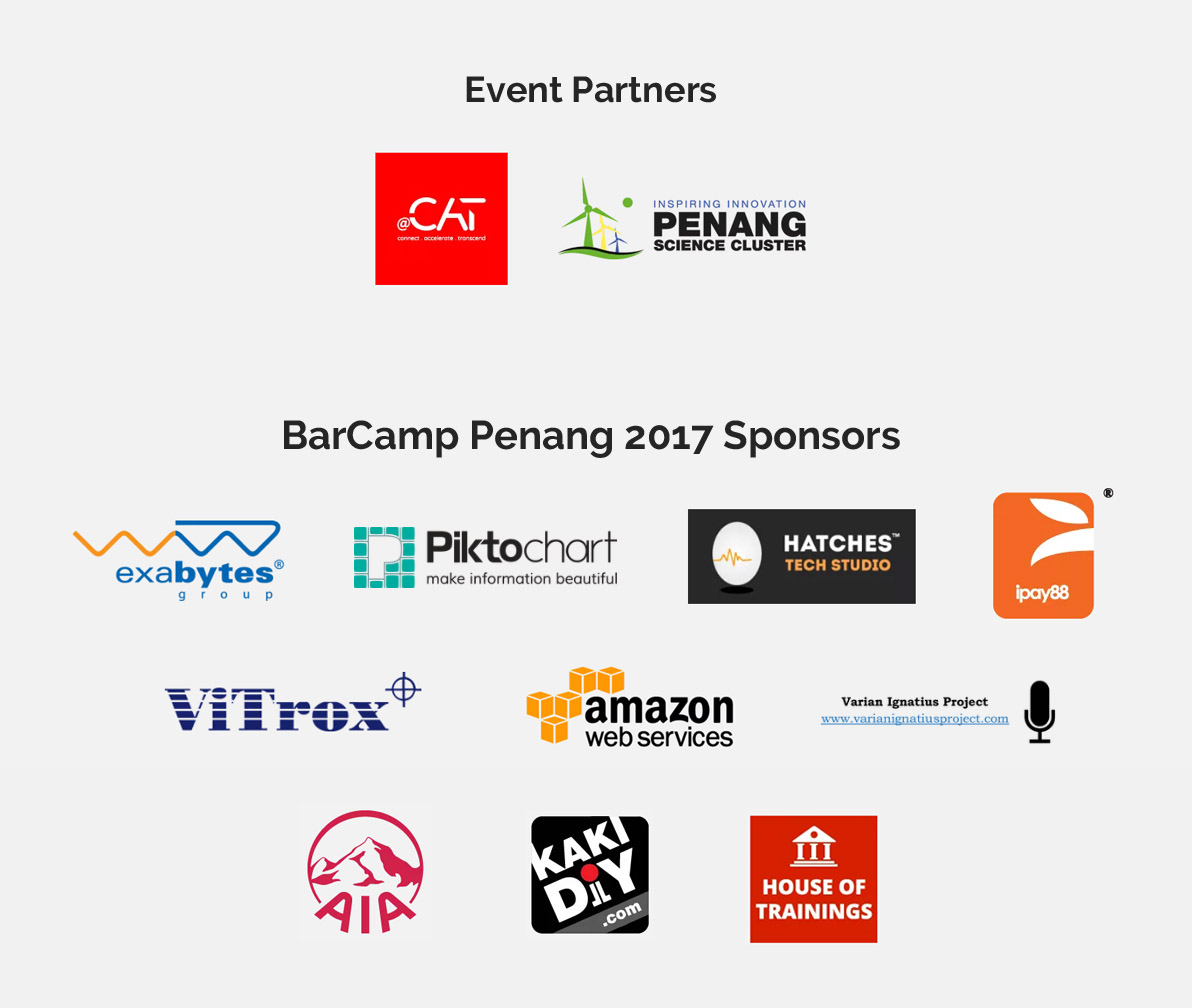 BarCamp Penang Partners & SPonsors
