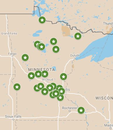 Starry Trek Rendezvous Site Locations