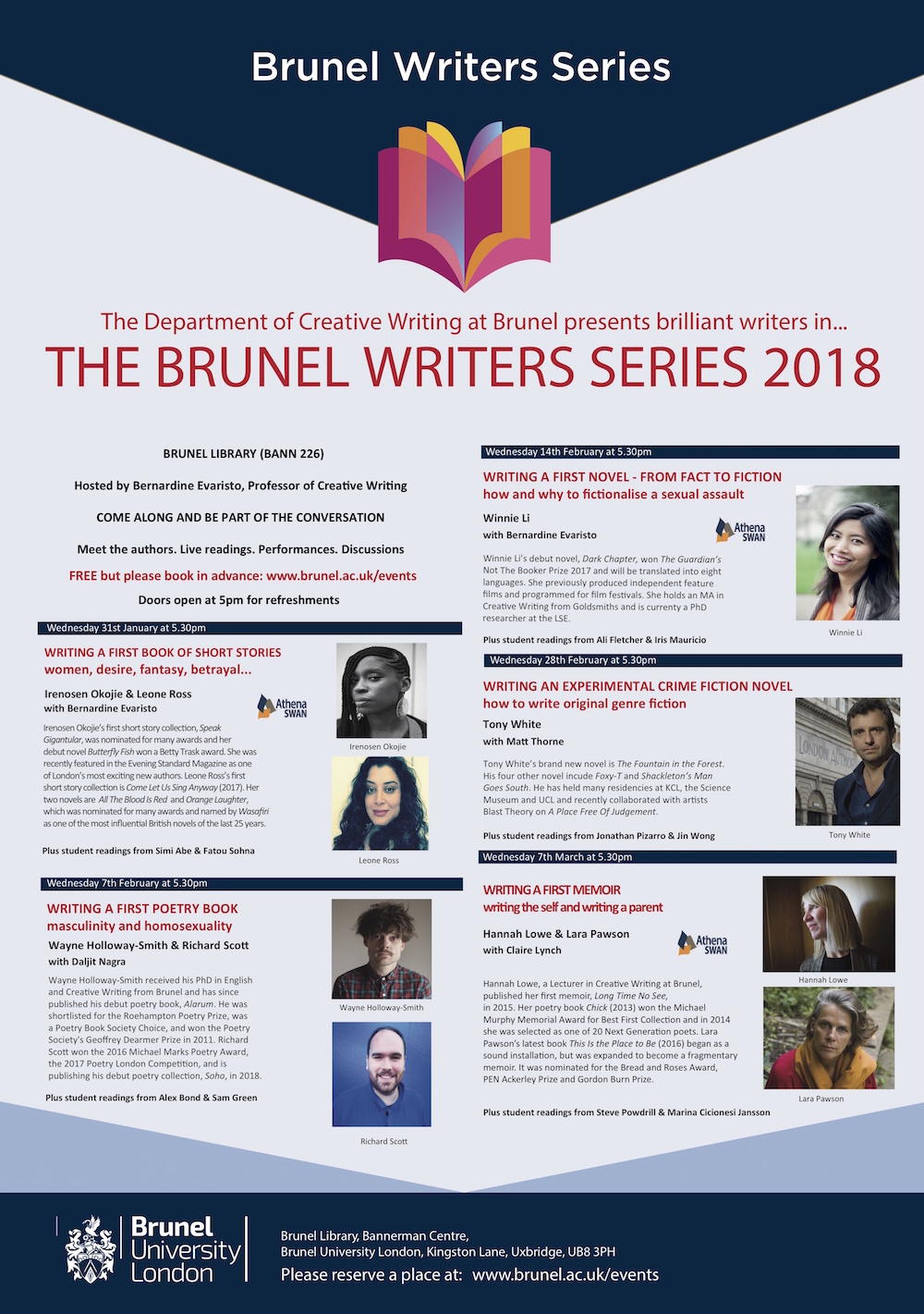 brunel university phd creative writing