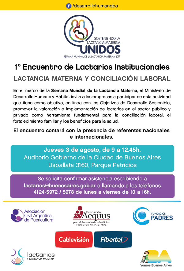 Semana Mundial de la Lactancia Materna: más conciliación laboral