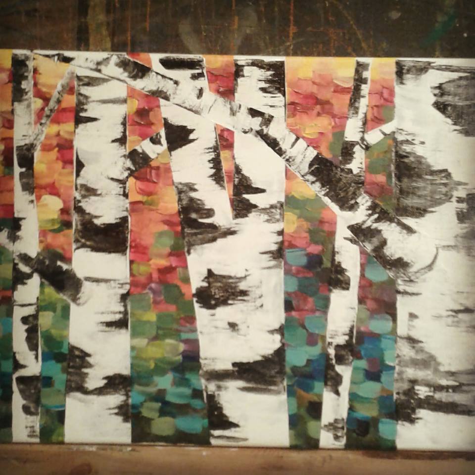 Birch Trees in Fall for our Oct. 18th Workshop!