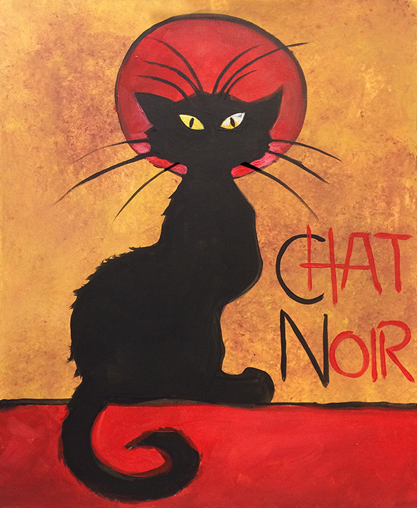 Chat Noir Paint And Sip 10 Nov 19