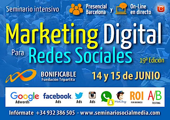 Seminario Marketing Digital Barcelona