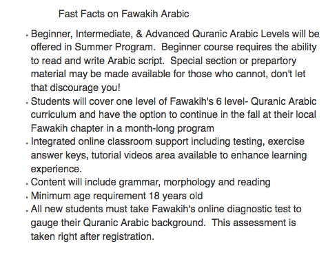 Arabic fast facts