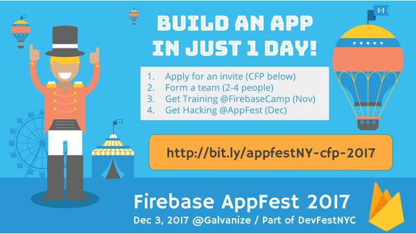 AppFest - Build an app in a day with Firebase!