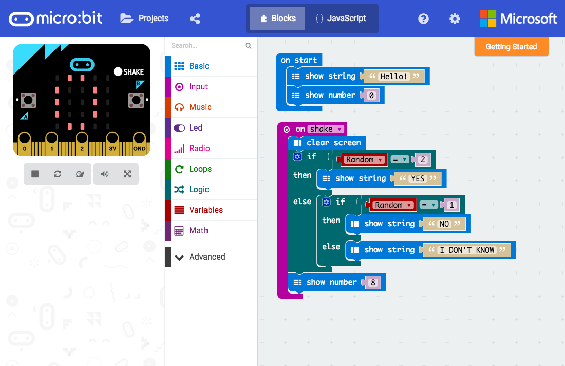 Microbit Coding