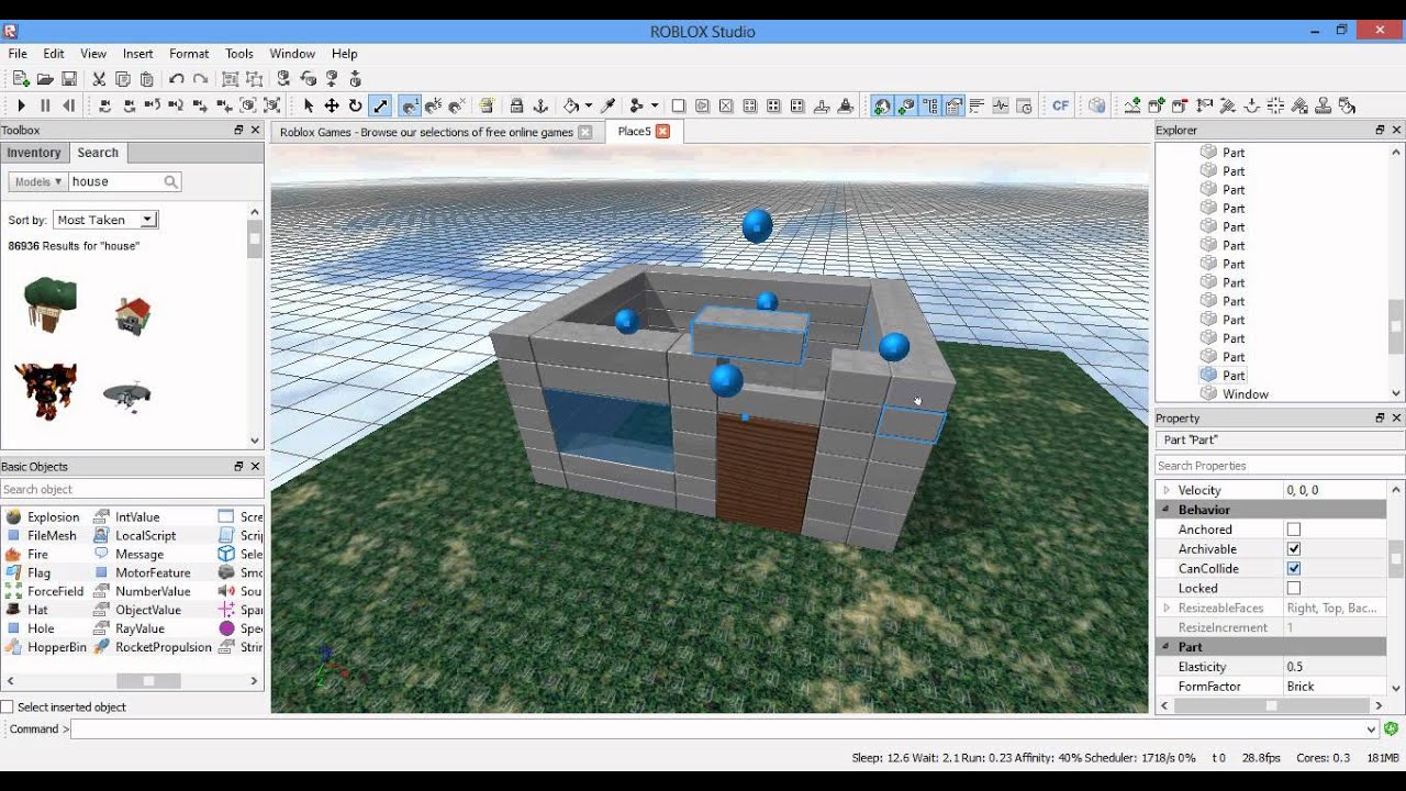 Programming / Designing in Roblox Studio Camp