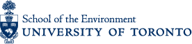 School of the Environment logo with University of Toronto crest.