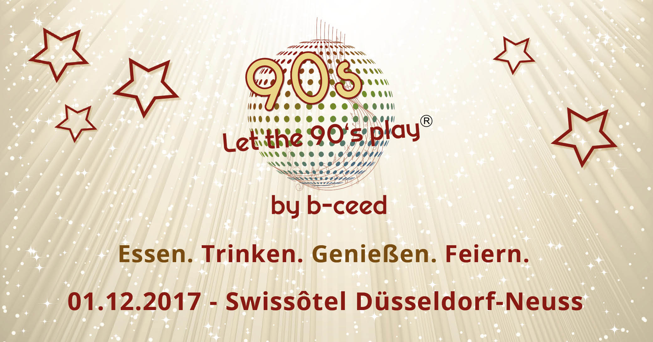 Jetzt Tickets für die große Motto-Weihnachtsfeier sichern