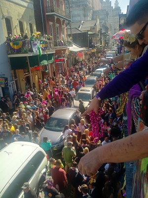 Bourbon Street Friday Day before street closes