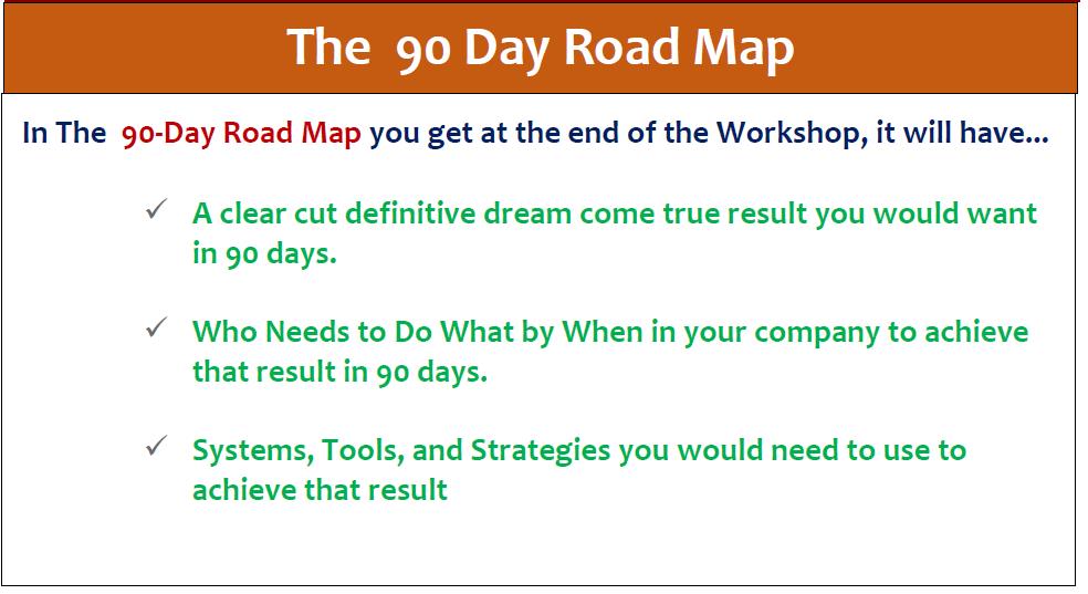 90 Day Road Map