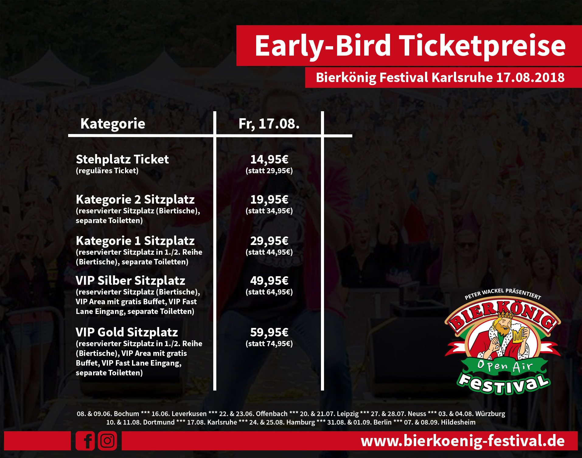 Ticketpreise Karlsruhe