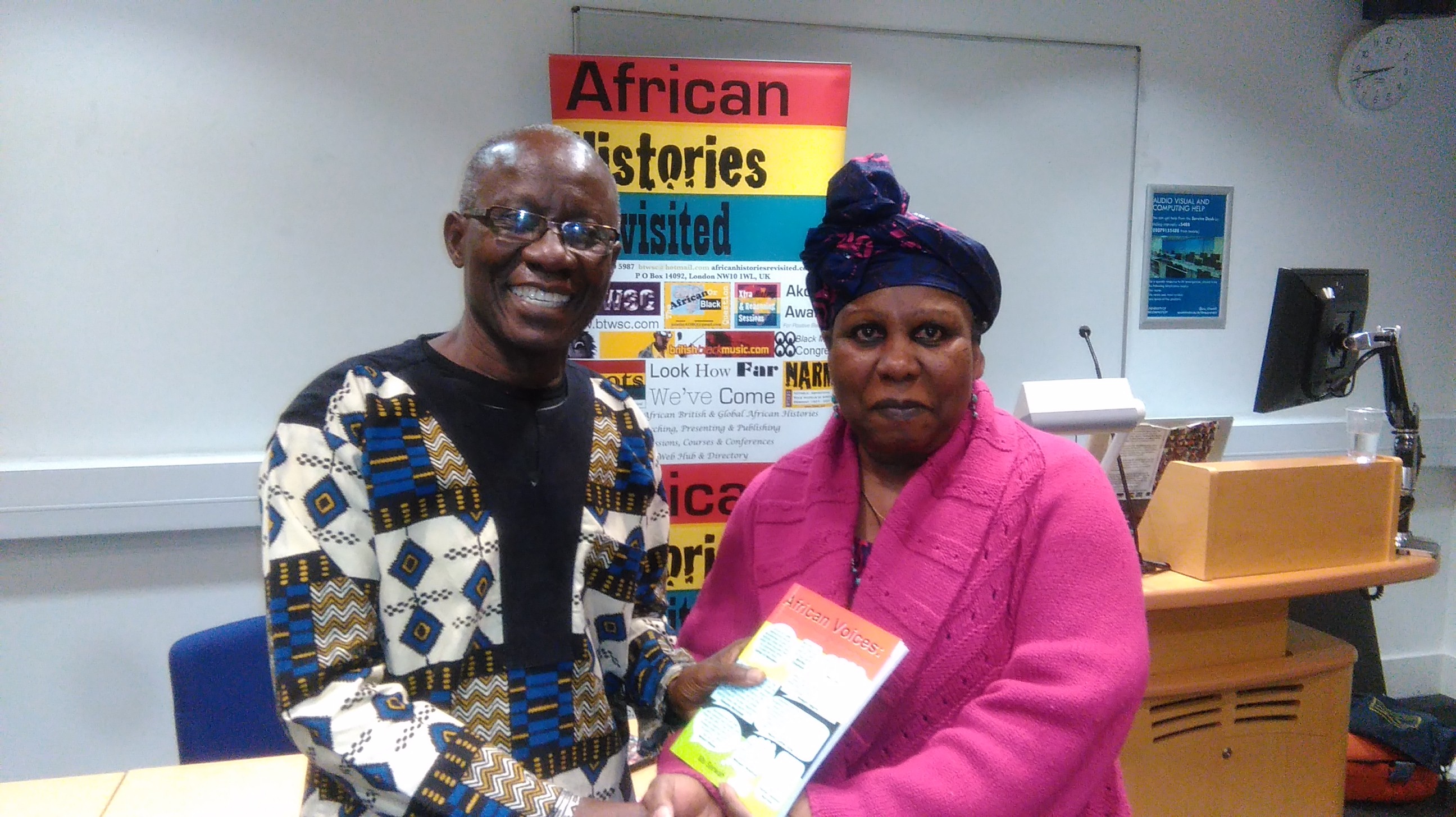 Anma Gueye presents African Voices to Addai Sebo