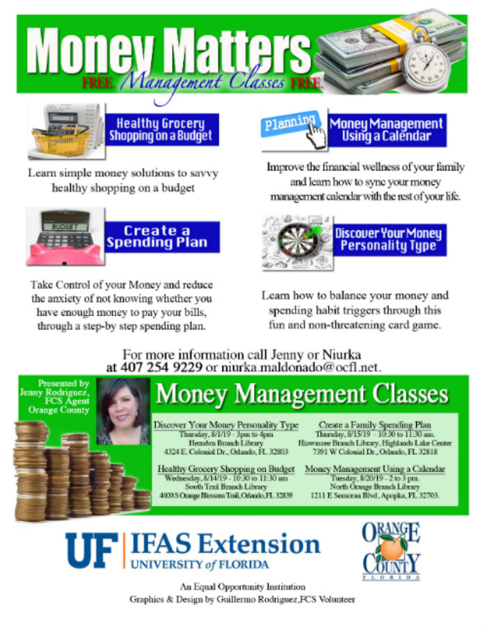 Money Matters Money Management Finance Class Tickets Thu Aug - 