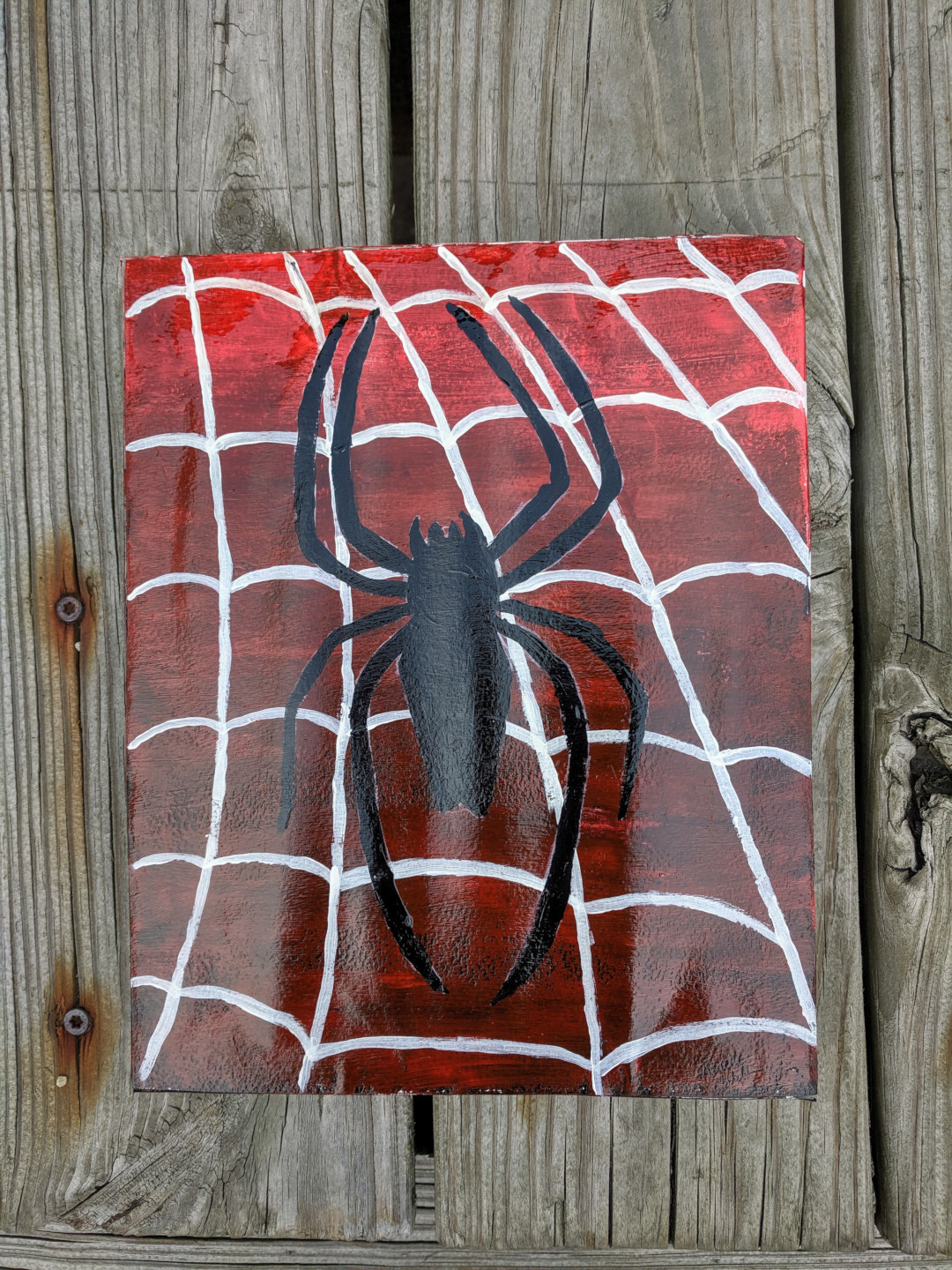 Spiderman Logo Painting