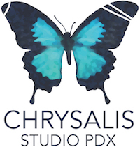 Chrysalis logo - Founders Live PDX / Portland