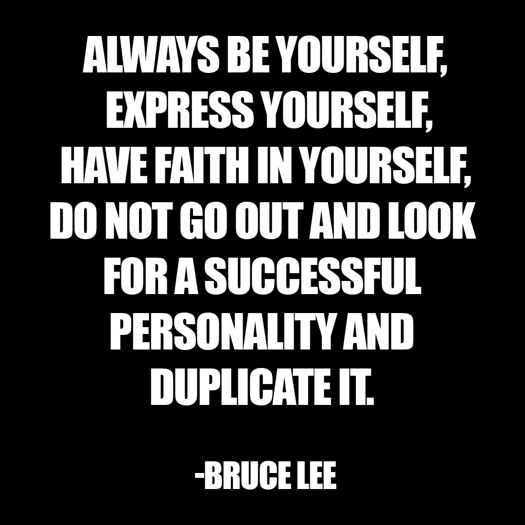 bruce lee be yourself character archetype personality quiz