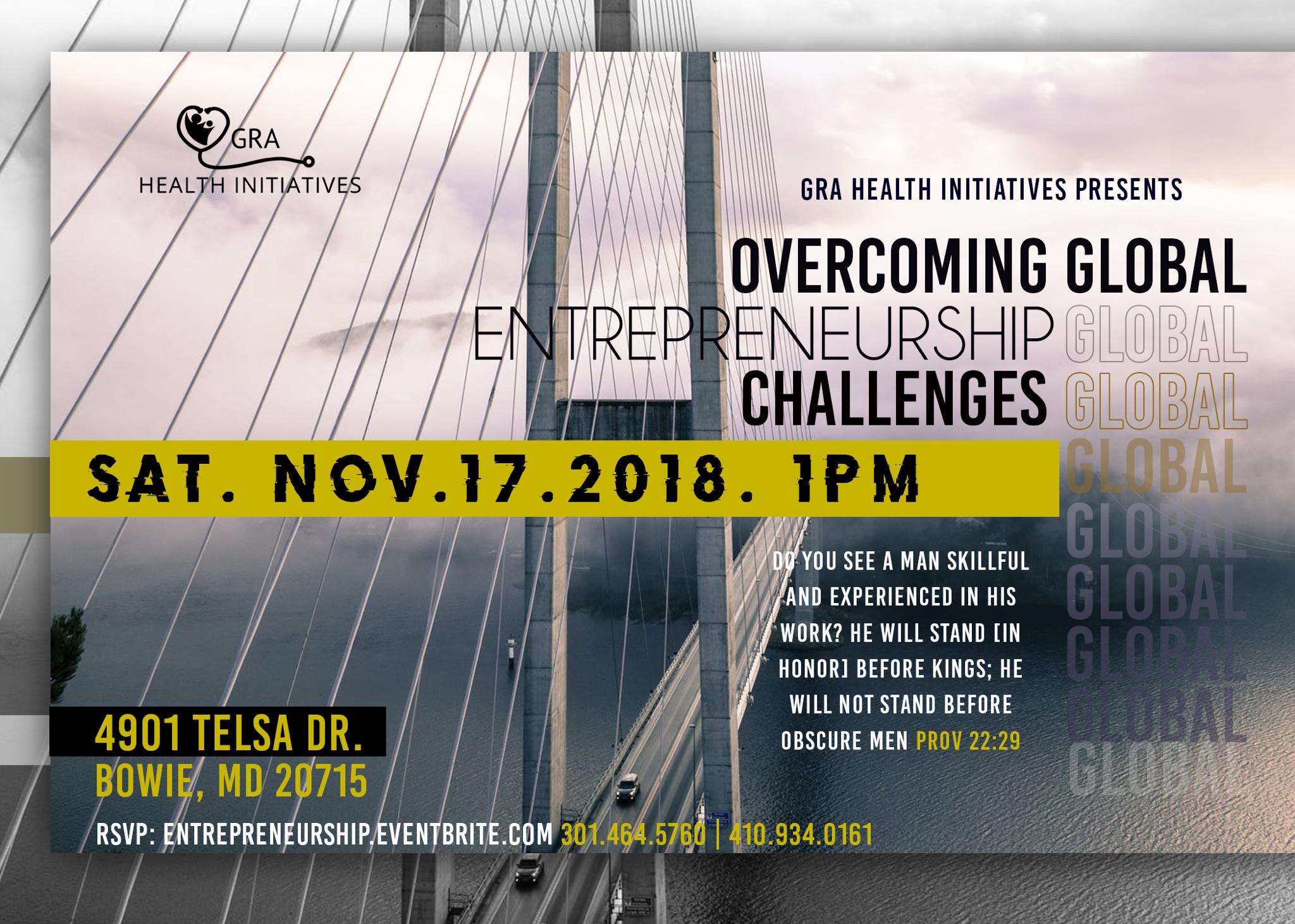 Overcoming Global Entrepreneurship Challenge