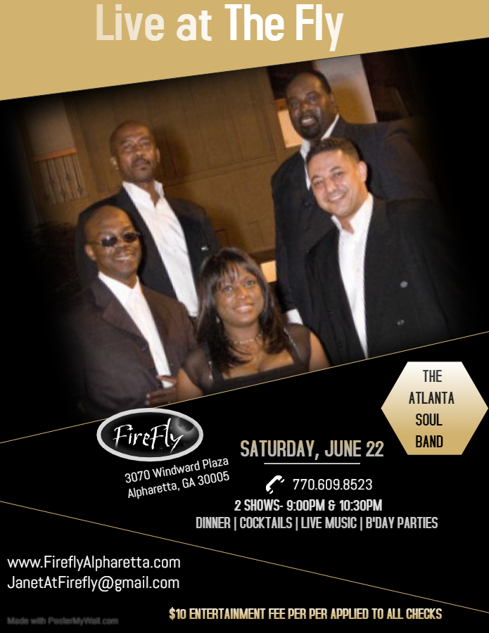 Back by Popular Demand, The Atlanta Soul Band Live at Firefly this