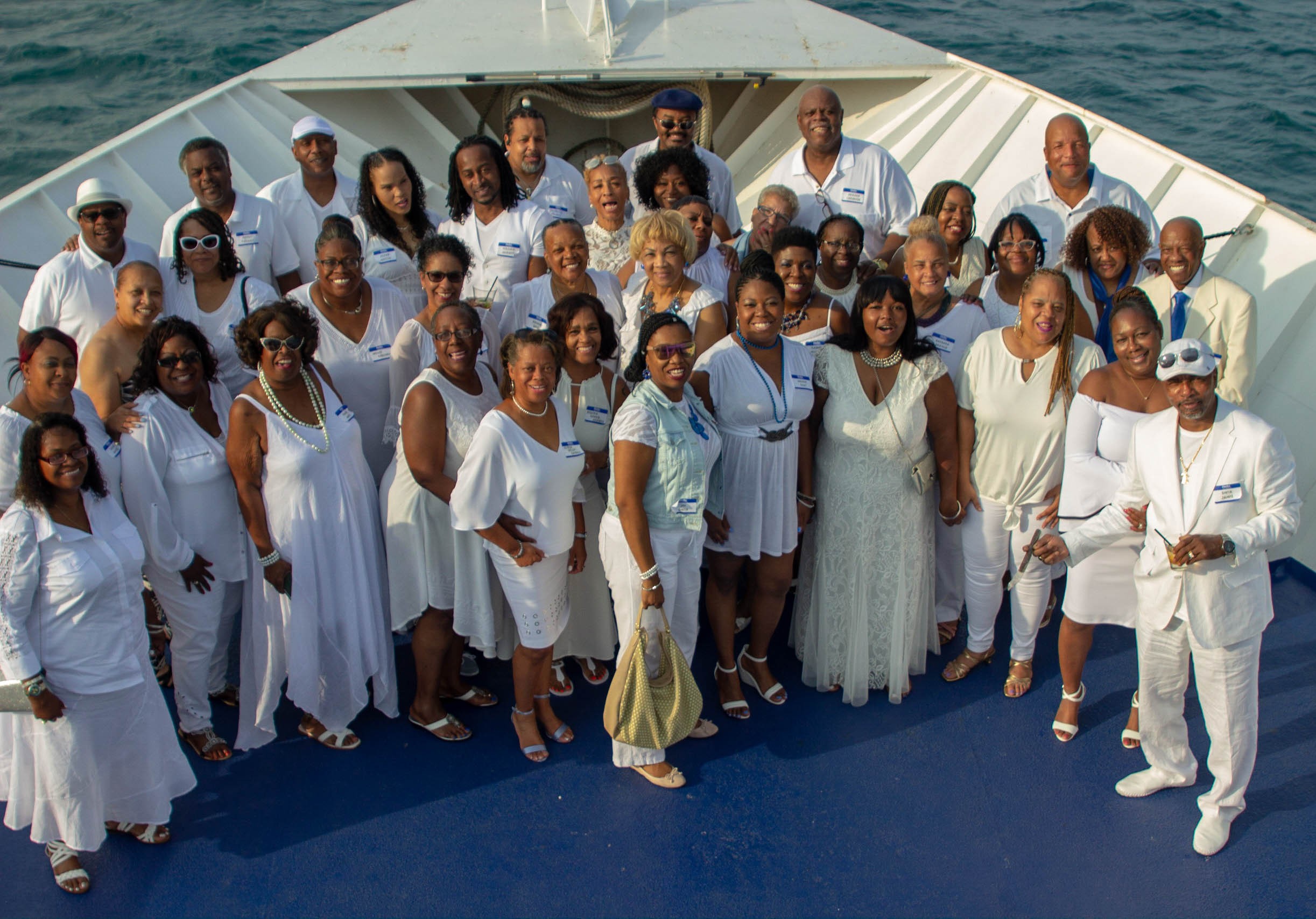 all white outfits for boat cruise