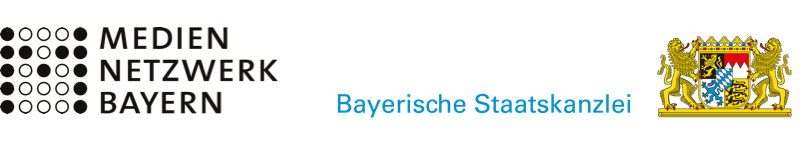 Our sponsors: MedienNetzwerk Bayern and Bayerische Staatskanzlei