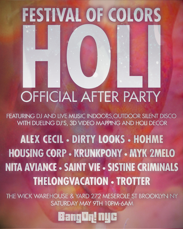 Holi Festival of Colors After Party