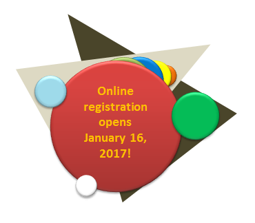 Registration opens January 16, 2017