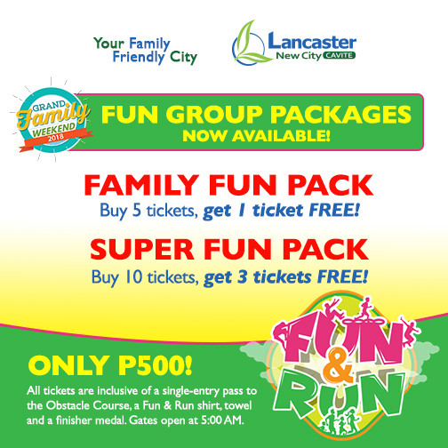 group packages for Fun & Run